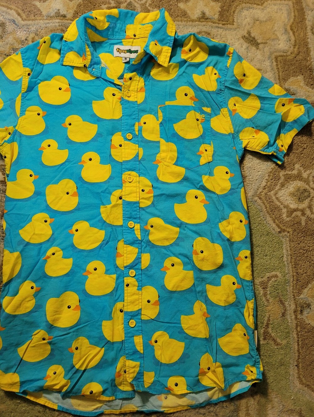 Mens Tipsy Elves Duck Shirt